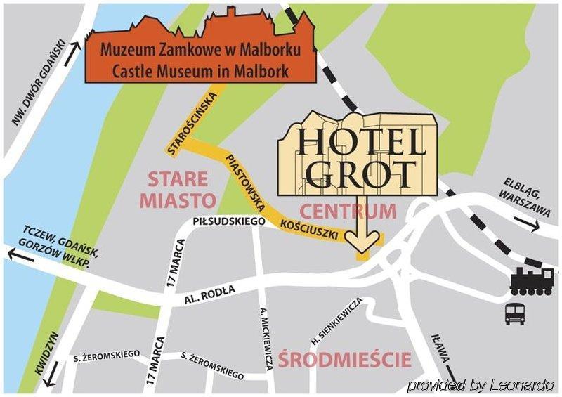 Grot Hotel Malbork Extérieur photo